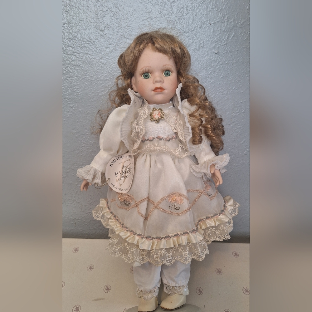 Forever Friends Vintage Porcelain Doll